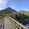 Wooden bridge in Puente Viesgo