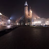 Cracow, the Main Square and St Mary's Church - night tour