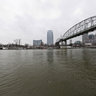 2011 01-11 Cumberland River and Downtown Nashville, Tennessee