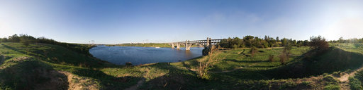 Khortytsia, Preobrazhensky bridge