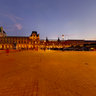Paris. Louvre at dusk 360 Gigapixel spherical  panorama. 2011.09.27 20:07:51