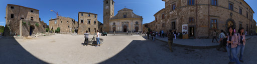 Civita di Bagnoregio, main square