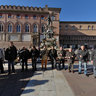 Bologna, photographers meeting in Piazza del Nettuno