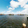 The Wadden Sea from the Harbour of Lauwersoog