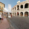 Piazza Brà e l'Arena di Verona
