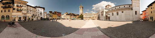 piazza del Duomo a Trento - Italy