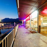 Como Lake by night from Lecco pier