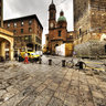 Torri della Garisenda e degli Asinelli a Bologna