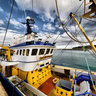 ship in Howth harbour