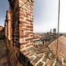 panorama dalle merlate della Torre del Bramante