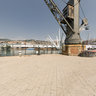 vecchia gru al porto di Genova
