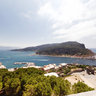 veduta di Porto Venere e dell'Isola Palmaria dalle mura del Castello