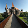 The Hunyad Castle, front entrance and bridge