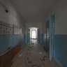 Inside abandoned school (floor 2). Hallway. (Marino) (2009)