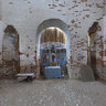 Abandoned church in Uvarovskoe. Interior (2009)