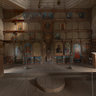 Church of st. Nicolas from Visoky Ostrov. Interior (1767)