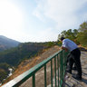 Garni Temple. View at the canyon.