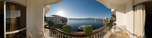 View on Nile from the hotel room