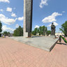 Stella. Memorial to soldiers of the Great Patriotic War. Barnaul, Russia. July 2009