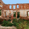 Abandoned Puschino-na-Nare estate. Main house Interior.