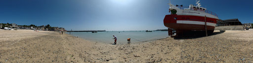 Plage du port de Cancale