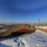 On the roof