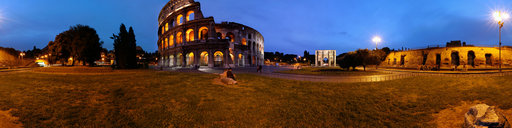 Colosseum at dusk