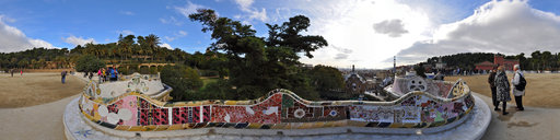 Parc Güell, Serpentine Bench