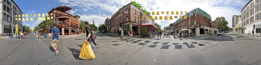 Skybar Corner at the Village in Montreal, Canada
