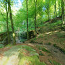 Luxembourg following road to Berdorf