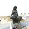 Europe Belgium Blankenberge Lucy statue