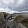 Penmon point, from within the rock pool