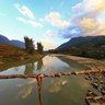 Rattan Bridge On Muong Hoa Stream Sapa