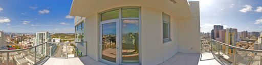 Aria Condos Balcony View 2403
