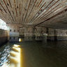 Inside of submarine bunker 