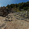 Cliff diving on Mogren beach