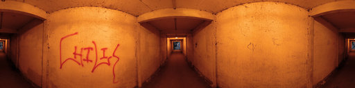 Walkway Under Rail Line