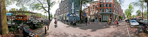 Prinsengracht mural by The London Police