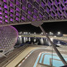 F1 track from balcony of the Yas Marina Hotel, Abu Dhabi