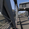 Swing bridge at Deutz harbour #3