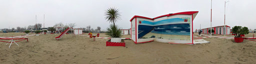 Rimini, winter beach