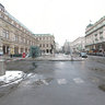 Vienna opera house in winter