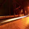 Long Bien bridge at night, Hanoi
