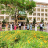 A graduation party with 33 Ao Dai Vietnam at Hanoi University