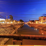 Twilight on Cau Giay bridge - Hanoi