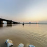 Sunset on Red River bank 2 - Hanoi