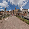 Roma, Forum Romanum, Arcus Severi, Arch of Septimus, Curia and Basilica Julia