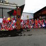 Liverpool Fc Football Club Bill Shankly Gates And Hillsborough Memorial Liverpool England