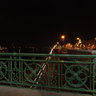 Liberty Bridge at night