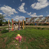 Stylized yard on the Quay 22. Yarovoye